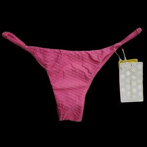 Brazilian Bikini - pink mermaid texture - BOTTOMS ONLY
